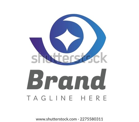 Eye logo icon design template elements. Usable for Branding, Business and Technology Logos.
