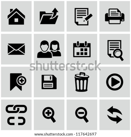 Web icons set