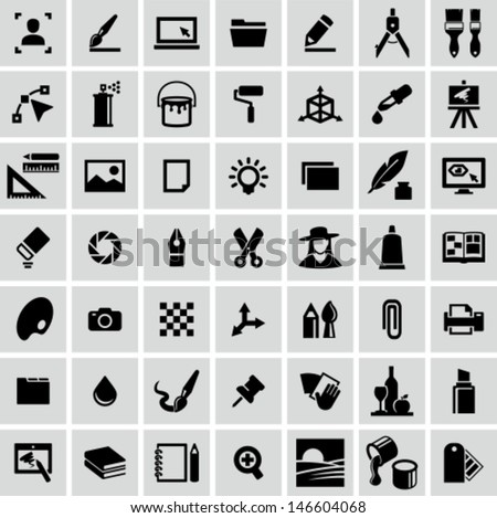 Graphic design icons