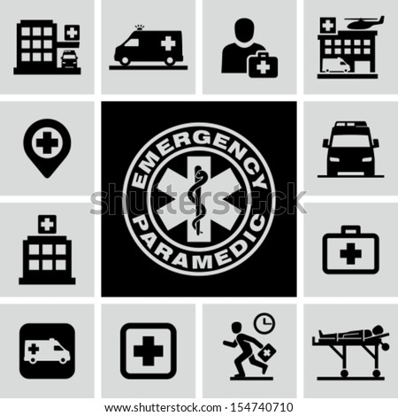 Hospital icons