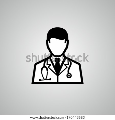 Doctor with stethoscope around his neck