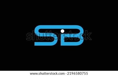  luxury Letter SIB logo design vector 