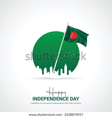 bangladesh independence day. bangladesh independence day creative ads design March 26. vector, 3D illustration. 