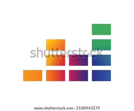 logo sign isolated social media digital famous full color vector template signal music icon internet symbol white background