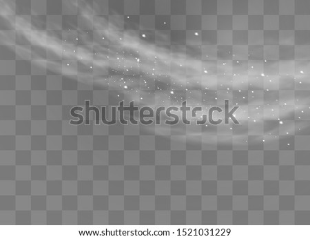 Snow and wind on a transparent background. White gradient decorative element.vector illustration. winter and snow with fog. wind and fog.