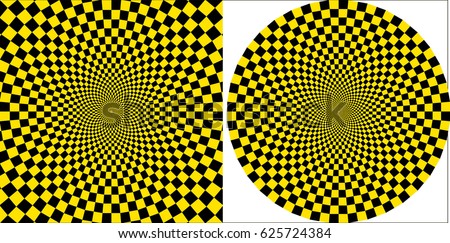 background taxi yellow black square circular design, vector pop art style of circular and square background