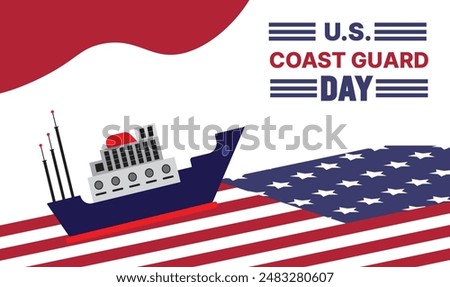 U.S coast guard day design templet