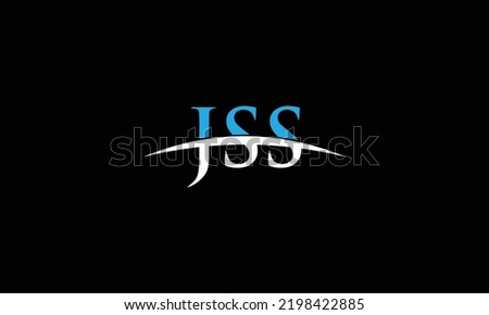  JSS Letter Initial Logo Design Template Vector Illustration 