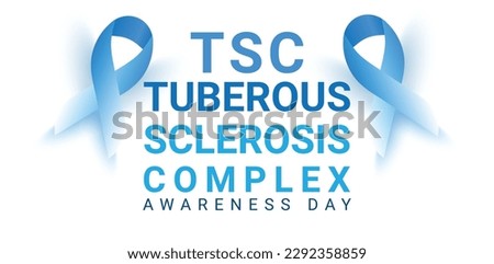 Tuberous Sclerosis Complex  awareness day. Template for background, banner, card, poster. vector illustration.