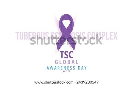 Tuberous Sclerosis Complex awareness day. background, banner, card, poster, template. Vector illustration.