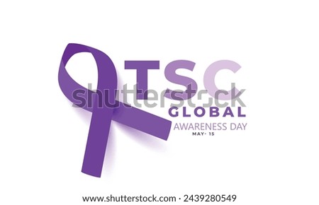 Tuberous Sclerosis Complex awareness day. background, banner, card, poster, template. Vector illustration.