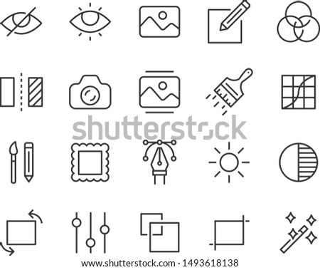 set of image icons