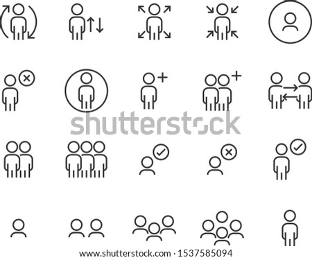 set of people icons, man, group 