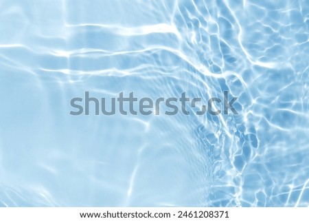 Similar – Image, Stock Photo Water background with blue rippled aqua splash