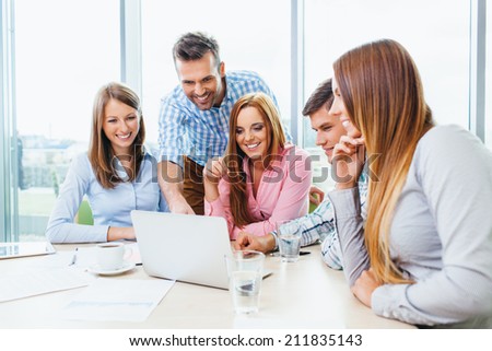 Photo of young professionals during a informal meeting