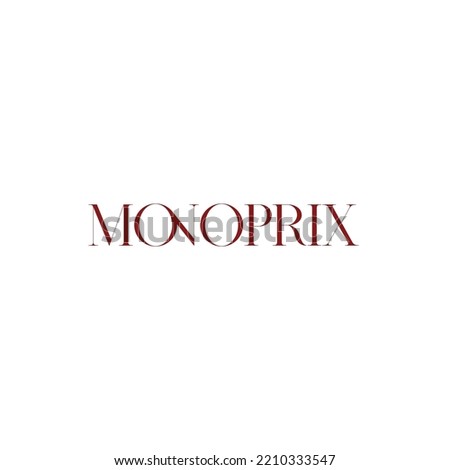 this isa 
MONOPRIX logo Template 