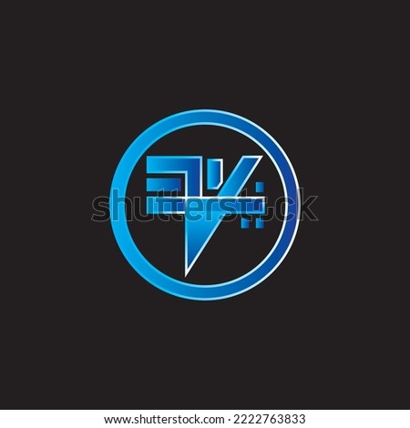 ETV, TVE, EVI logo Design