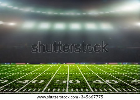 Similar – Image, Stock Photo Football on the line of a soccer field
