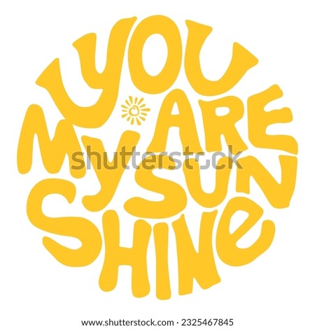 you are my sunshine vector sun