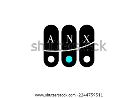 ANX LETTER and ALPHABET LOGO DESIGN