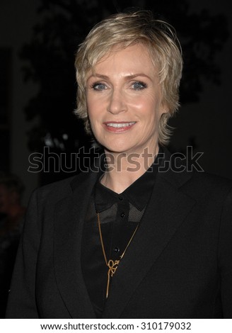 LOS ANGELES - FEB 15:  Jane Lynch arrives at the 2014 MakeUp Artists and Hair Stylists Guild Awards  on February 15, 2014 in Hollywood, CA