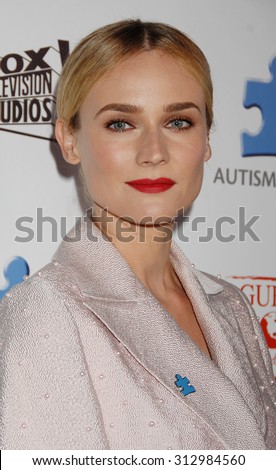 LOS ANGELES - OCT 24:  Diane Kruger arrives at the 2013 Autism Speaks Blue Jean Ball  on October 24, 2013 in Hollywood, CA