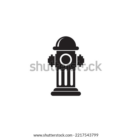 fire hydrant icon vector illustration logo design 