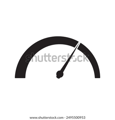 speedometer mobil icon vector illustration logo design