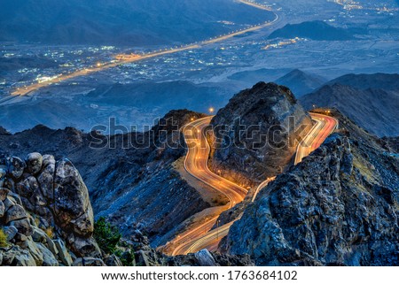 Beautiful landscape of Taif Saudi Arabia