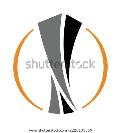 design glass icon vector cup trophy league logo symbol famous white background best award win victory top match final prize event first number one modern game celebration success award goal ceremony