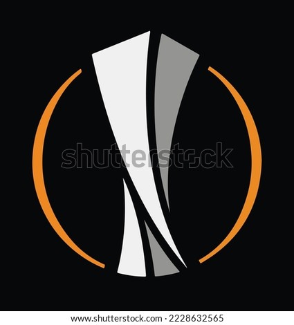 design glass icon vector cup trophy league logo symbol famous white background best award win victory top match final prize event first number one modern game celebration success award goal ceremony