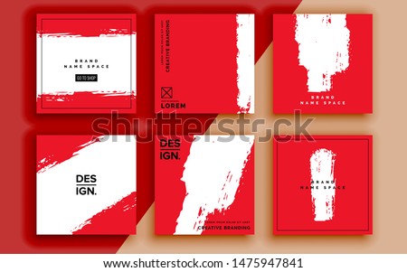 Set of sale banner template design. Vector illustration.