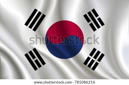 Korea Flag background