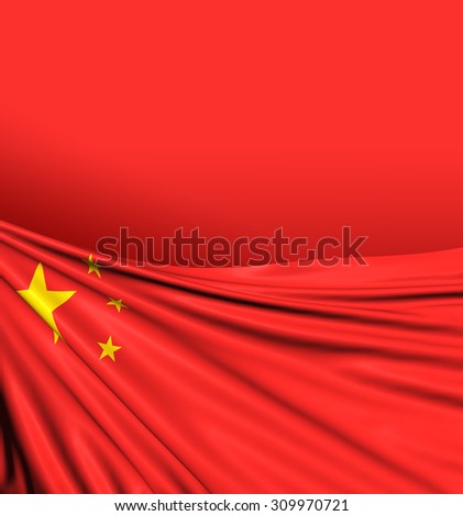 Chinese Flag, China Background