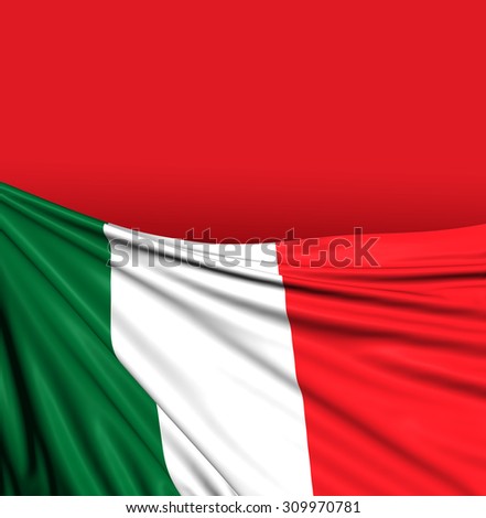 Italian Flag, Italy Background Color