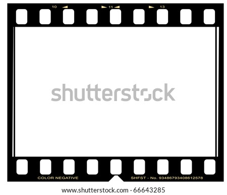 Negative Picture Film Frame Stock Photo 66643285 : Shutterstock