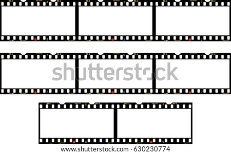 Similar – Image, Stock Photo Black film in sheets black