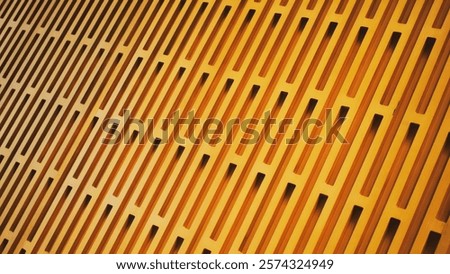 Image, Stock Photo Mosaic with brass edge from table from the 50s