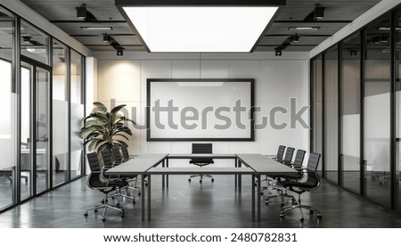 Image, Stock Photo billboard Workplace Office