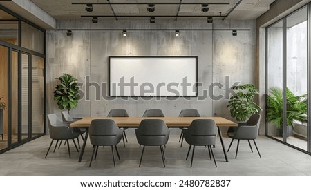 Similar – Image, Stock Photo billboard Workplace Office