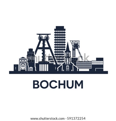 Bochum City Skyline, Germany