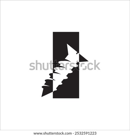 SCREW ICON VECTOR ILLUSTRSTION SYMBOL DESIGN