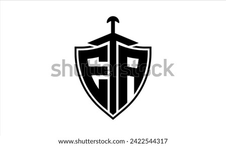 EA initial letter shield icon gaming logo design vector. batman, sports logo, monogram, shield, war game, symbol, playing logo, abstract, fighting, typography, icon, minimal, premier league, club logo