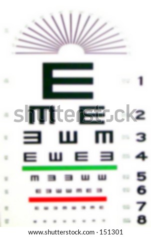 Intended- Blurry Eye Chart Stock Photo 151301 : Shutterstock