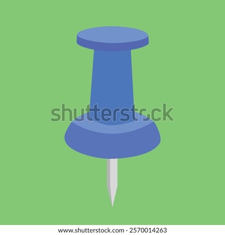 Object Pin with blue and green