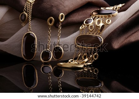 Fine art photo of exclusive jewelry set