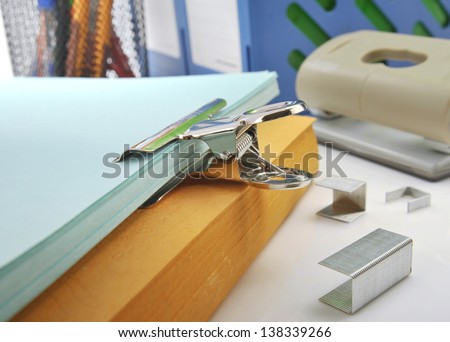 The paper on the desk