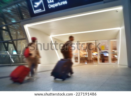 Passengers at the airport of china Shenzhen