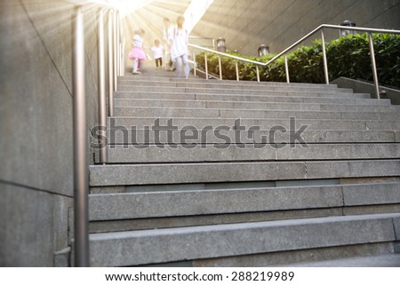 Outdoor stair building