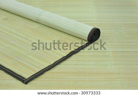 Bed bamboo mat